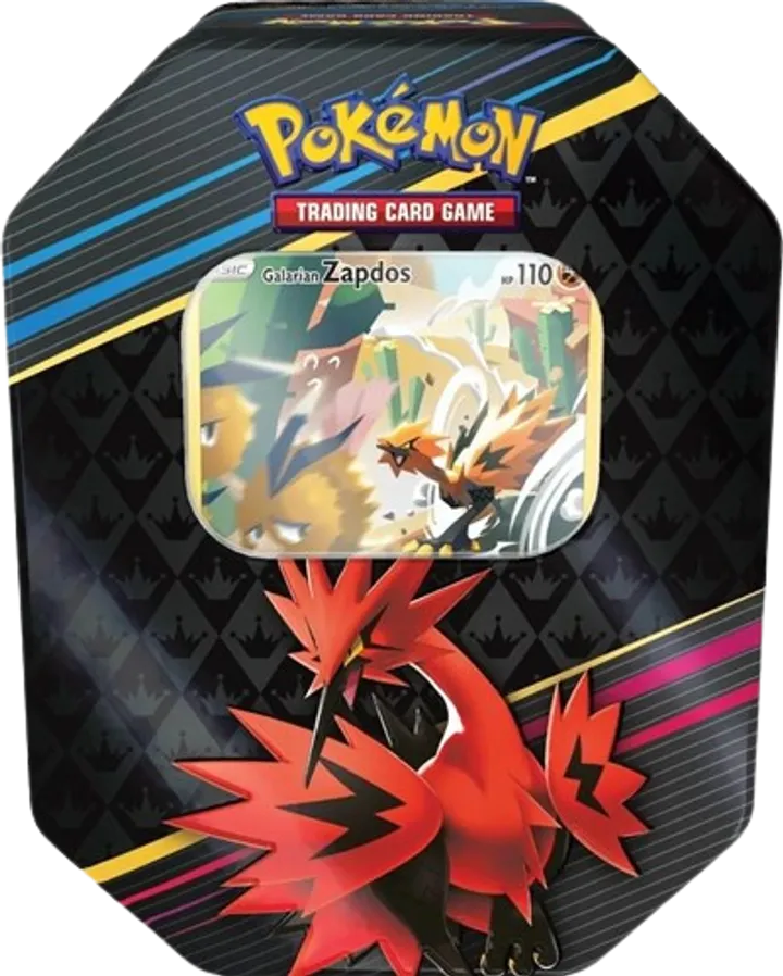 Crown Zenith Tin - Galarian Zapdos (International Version)