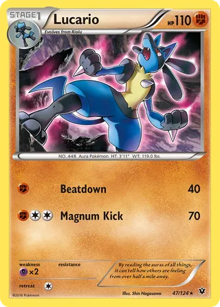 Lucario — Rare variant