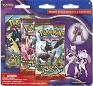 BREAKthrough Three Pack Pin Blisters - Mega Mewtwo X