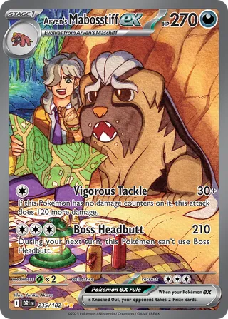 Arven's Mabosstiff ex — Special Illustration Rare variant