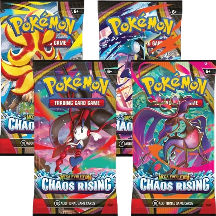 Chaos Rising Booster Pack Art Bundle (Set of 4)