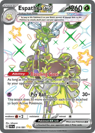 Espathra ex — Shiny Ultra Rare variant