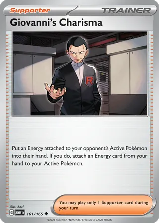 Giovanni's Charisma — Uncommon variant