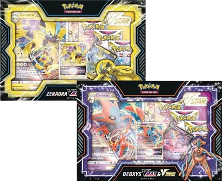 Deoxys/Zeraora VMAX & VSTAR Battle Box (Set of 2)