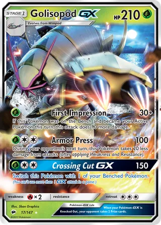 Golisopod-GX — Rare Holo GX variant
