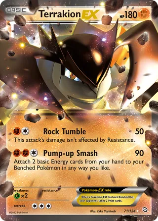 Terrakion-EX — Rare Holo EX variant