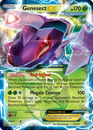 Genesect-EX — Rare Holo EX variant