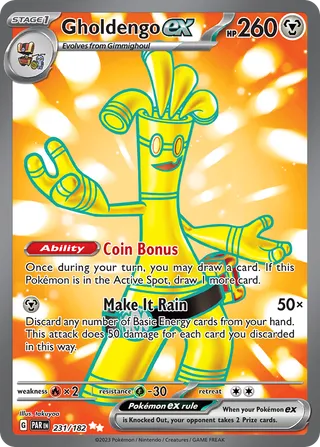 Gholdengo ex — Ultra Rare variant