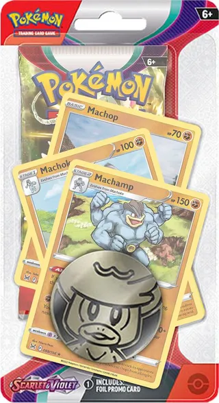 Scarlet & Violet Premium Checklane Blister - Machamp
