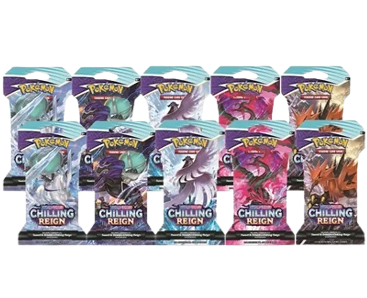 Chilling Reign Sleeved Booster Pack Bundle (Set of 10)