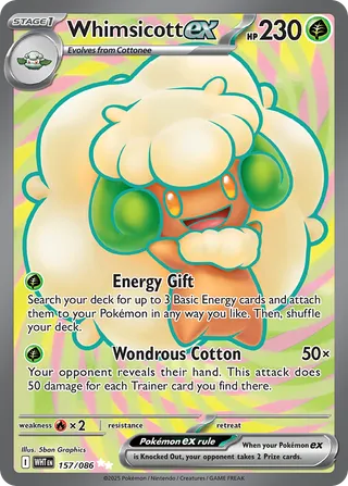 Whimsicott ex — Ultra Rare variant