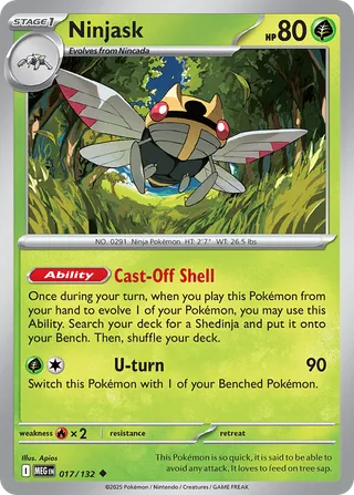 Ninjask — Uncommon variant