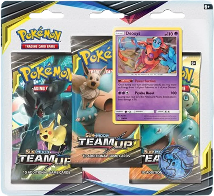 Team Up 3-Pack Blister - Deoxys