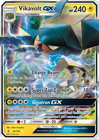 Vikavolt-GX — Rare Holo GX variant