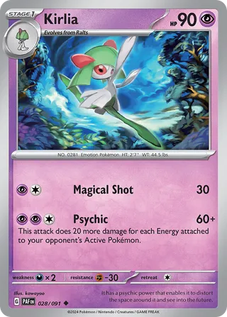 Kirlia — Uncommon variant
