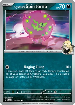 Cynthia's Spiritomb — Uncommon variant