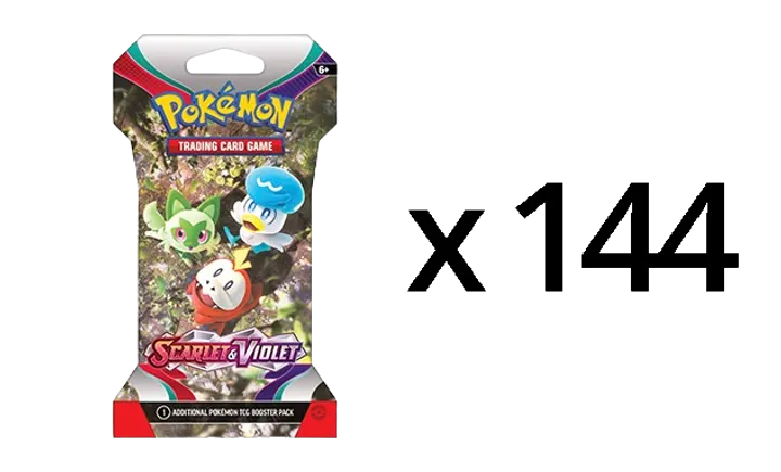 Scarlet & Violet Sleeved Booster Case