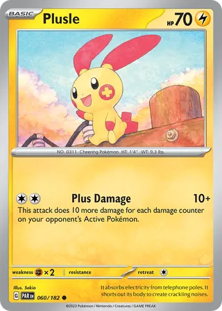 Plusle — Common variant