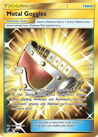 Metal Goggles — Rare Secret variant
