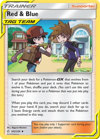 Red & Blue — Uncommon variant