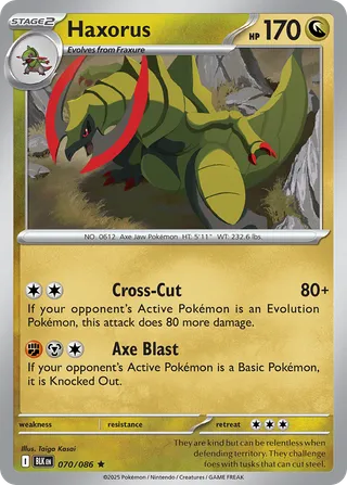 Haxorus — Rare variant