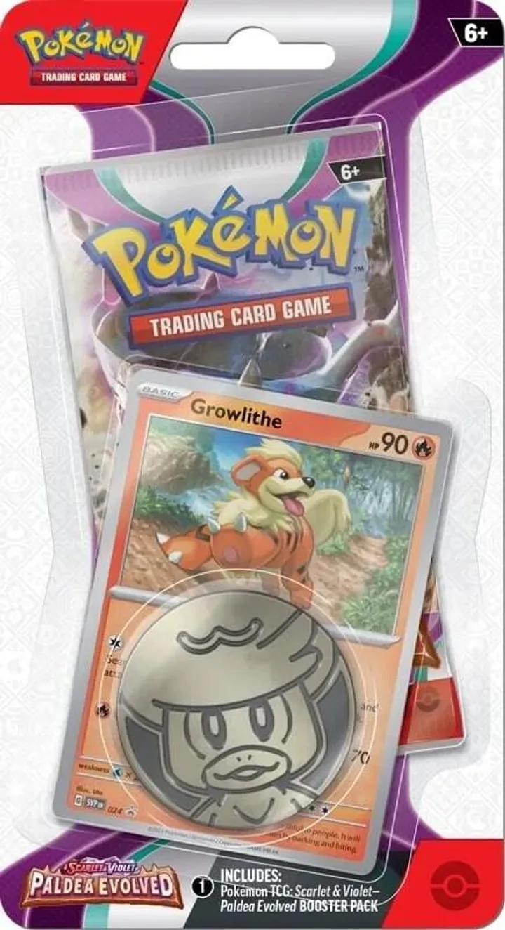 Paldea Evolved Single Pack Blister - Growlithe