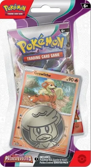 Paldea Evolved Single Pack Blister - Growlithe