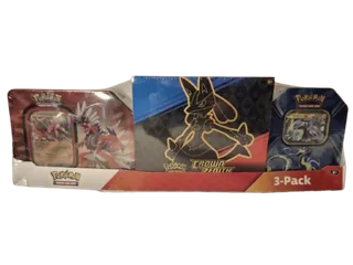 Costco Pokémon Collector 3-Pack: Crown Zenith ETB + Paldea Legends Tins