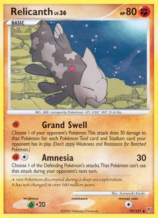 Relicanth — Uncommon variant