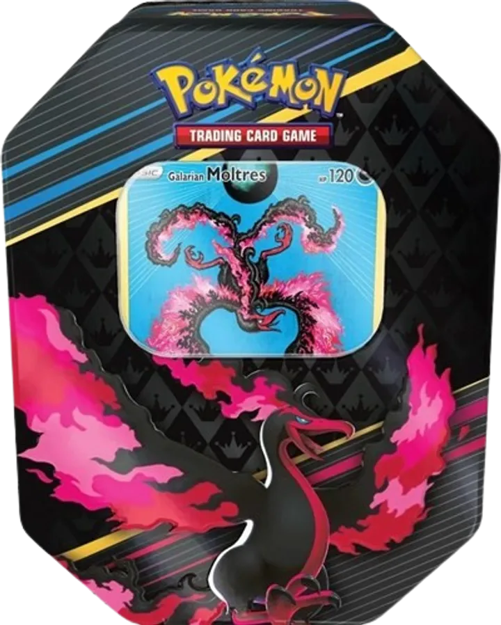 Crown Zenith Tin - Galarian Moltres (International Version)