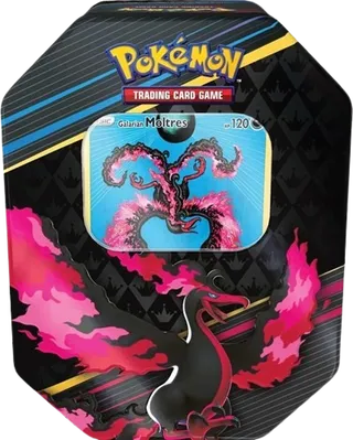 Crown Zenith Tin - Galarian Moltres (International Version)