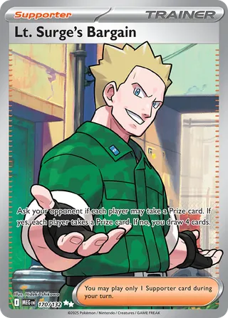 Lt. Surge's Bargain — Ultra Rare variant