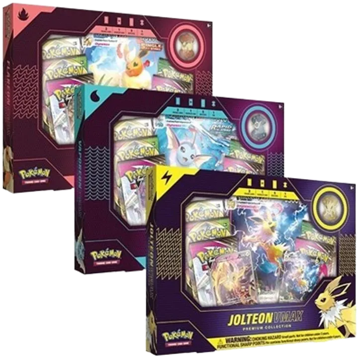 Eevee Evolution VMAX Premium Collection (Set of 3)