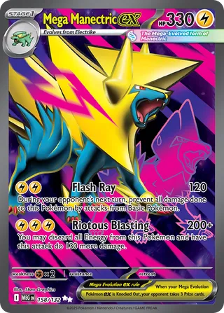 Mega Manectric ex — Ultra Rare variant