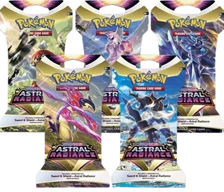 Astral Radiance Sleeved Booster Pack Art Bundle (Set of 5)