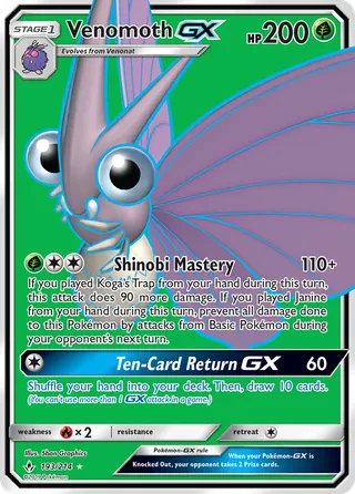 Venomoth-GX — Rare Ultra variant