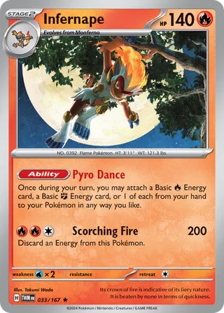 Infernape — Rare variant