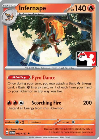 Infernape — Rare variant