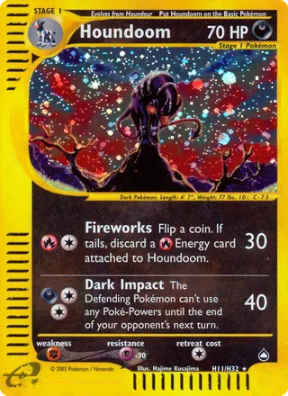 Houndoom — Rare Holo variant