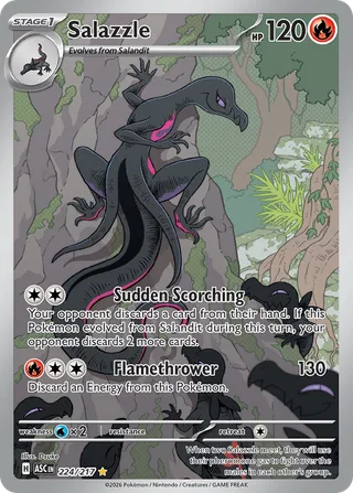 Salazzle — Illustration Rare variant