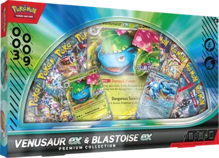Venusaur ex & Blastoise ex Premium Collection