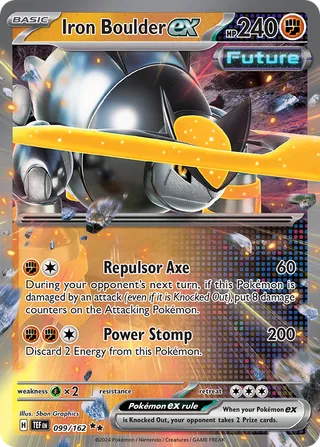 Iron Boulder ex — Double Rare variant