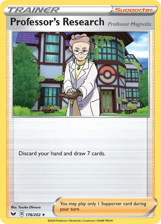 Professor's Research (Professor Magnolia) — Rare Holo variant