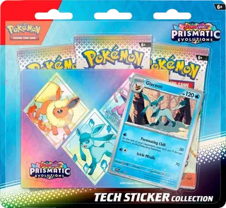 Prismatic Evolutions Tech Sticker Collection - Glaceon