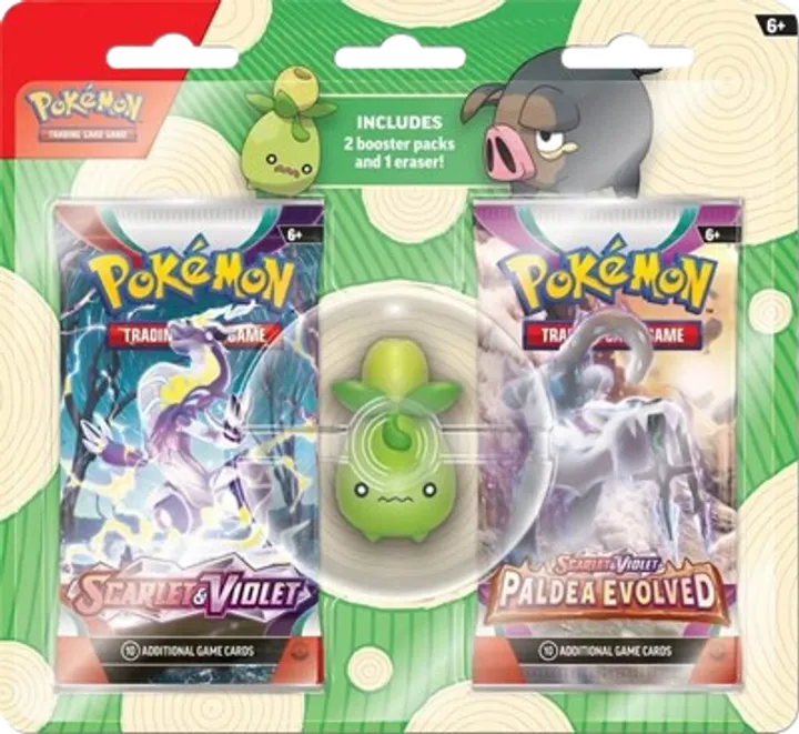 Pokémon TCG: Back to School Eraser Blister (Smoliv)
