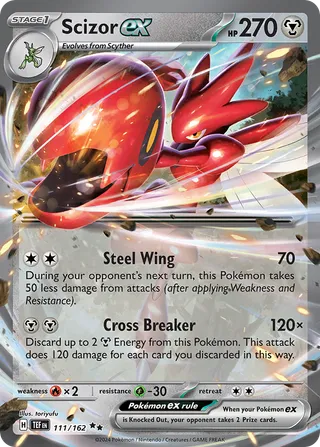 Scizor ex — Double Rare variant
