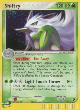Shiftry — Rare Holo variant