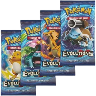 Evolutions Booster Pack Art Bundle (Set of 4)
