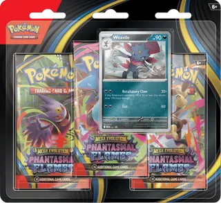 Phantasmal Flames 3-Pack Blister - Weavile