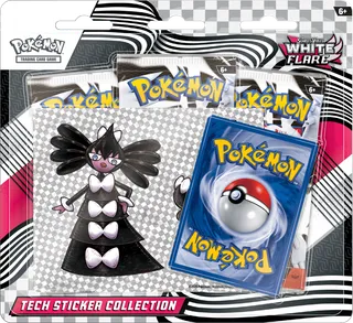 White Flare Tech Sticker Collection